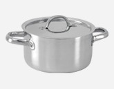 Aluminium pot with lid