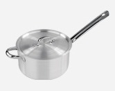 Sauce pan with long handle