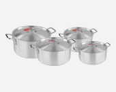 Cooking pot set, 6 pcs