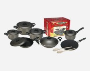 Non-stick cookware set, 15 pcs