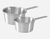 Measuring sauce pans