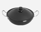 Professional wok with cover