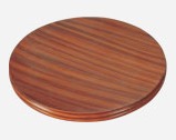 Round wooden board for loaf